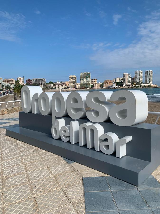 Apartamento En Primerisima Linea De Playa Con Espectaculares Vistas Netflix, Prime Y Disney Oropesa del Mar Zewnętrze zdjęcie